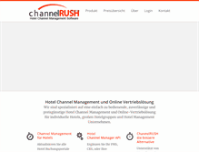 Tablet Screenshot of channelrush.de