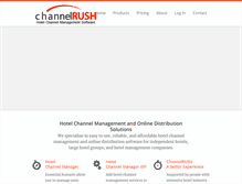 Tablet Screenshot of channelrush.com